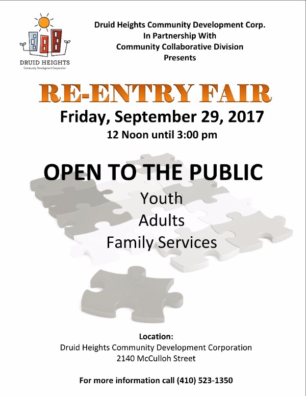 Re-Entry Fair | September 29, 2017
