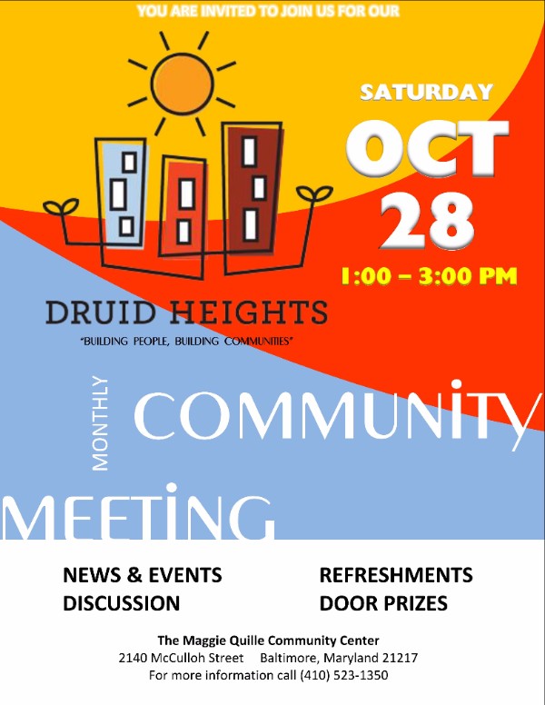 Community Meeting | October 28, 2017