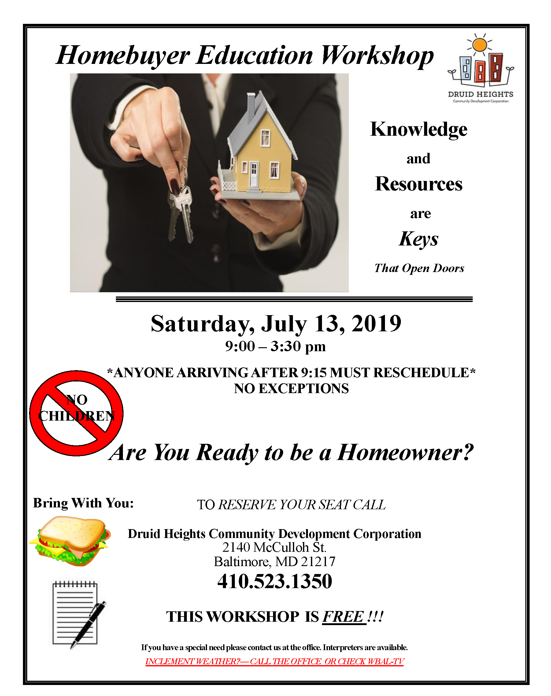 July 13 | Home Buying Workshop
