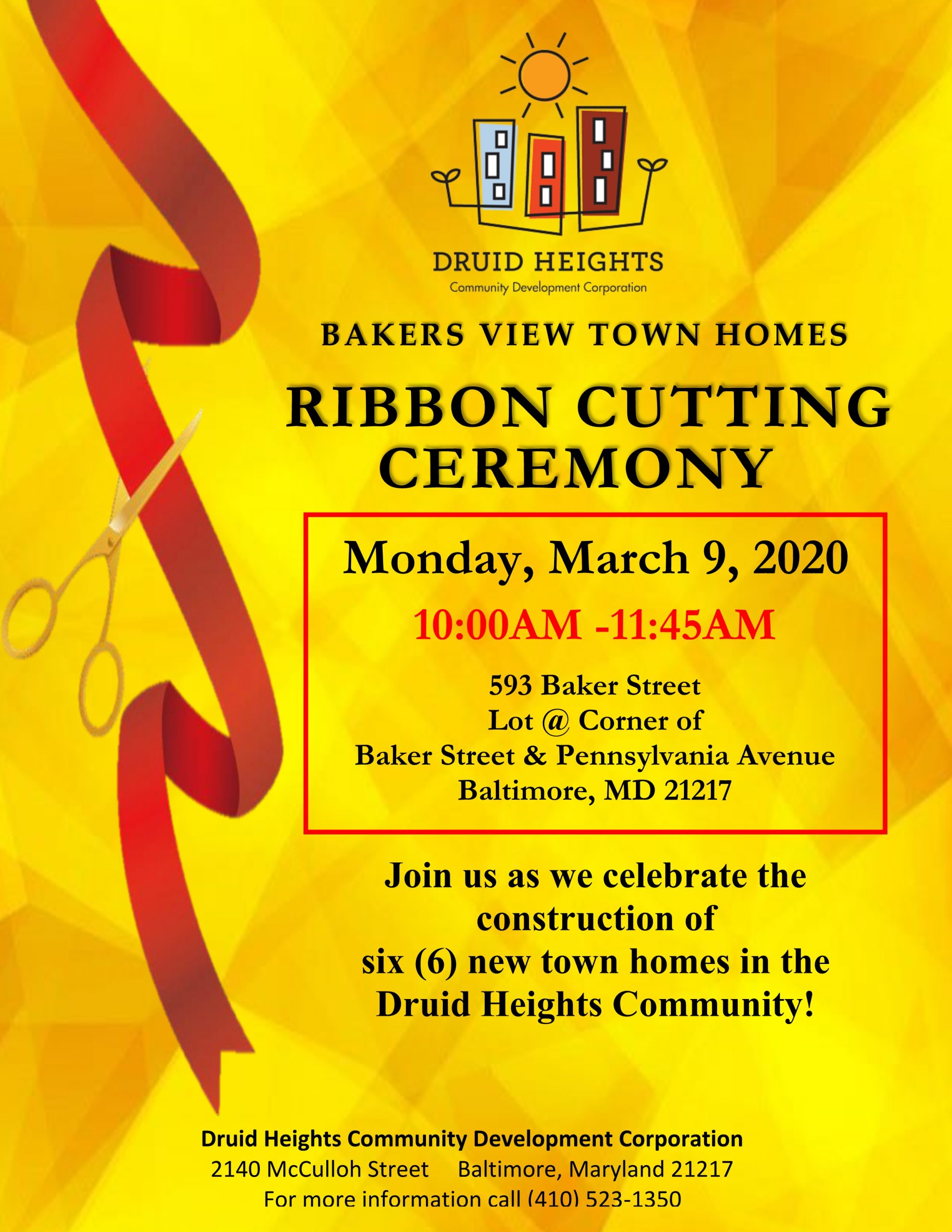 Bakers View Town Homes Ribbon Cutting