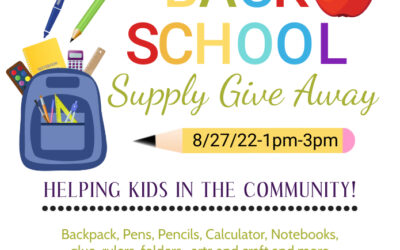 BACK TO SCHOOL SUPPLY GIVEAWAY